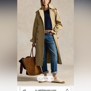 Ralph Lauren double breasted trench coat